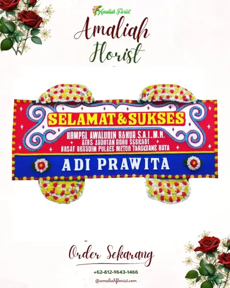 Papan Bunga Ucapan Selamat Jojo