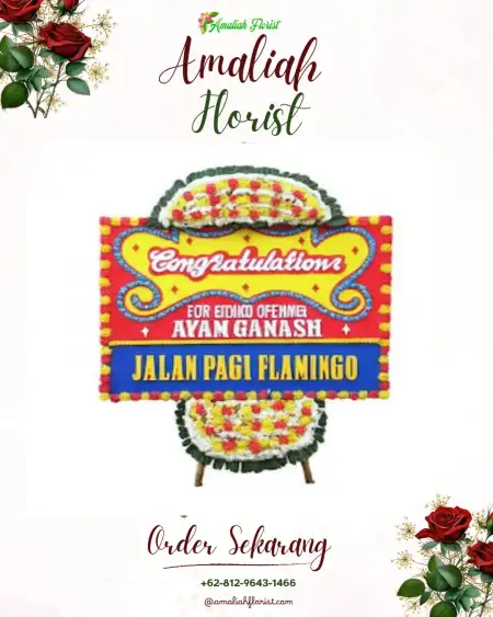 Sewa Papan Bunga Jojo